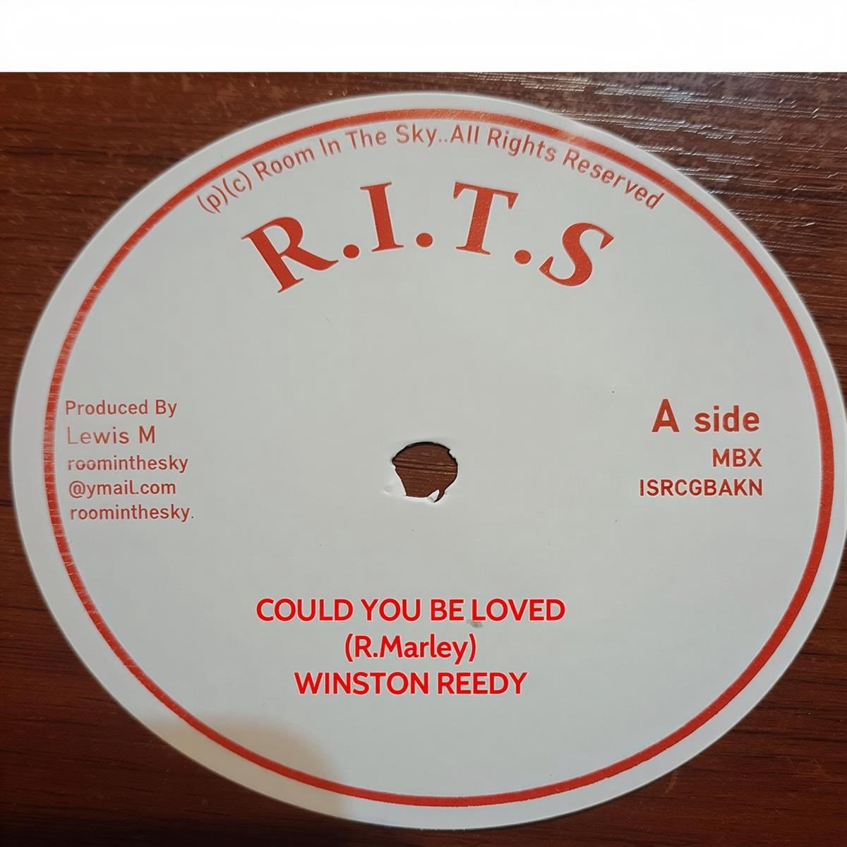 Winston Reedy - Could You Be Loved (7" Single) (RSD)