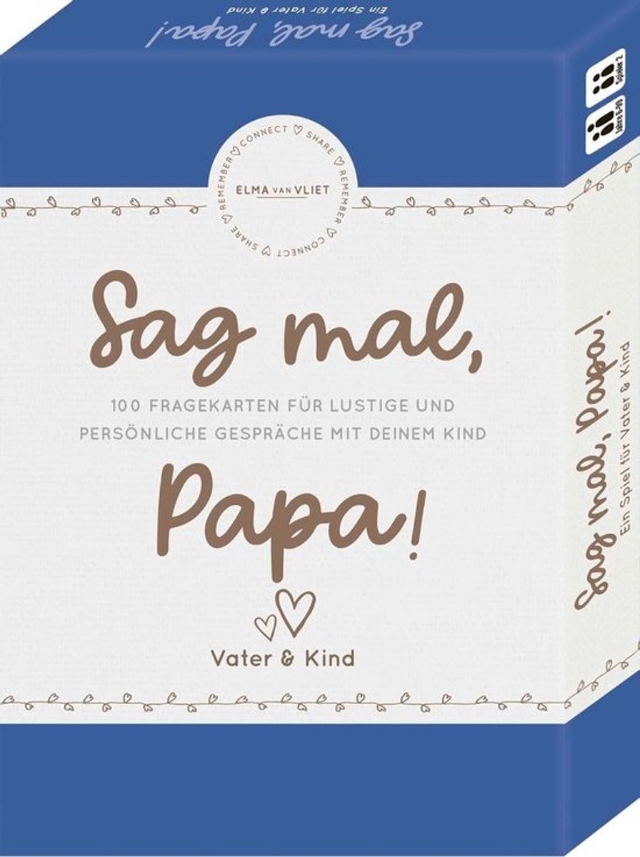 Vader Kind Spel - Gespreksstarter Kaarten - Samen Tijd Doorbrengen - 100 Unieke Vragen