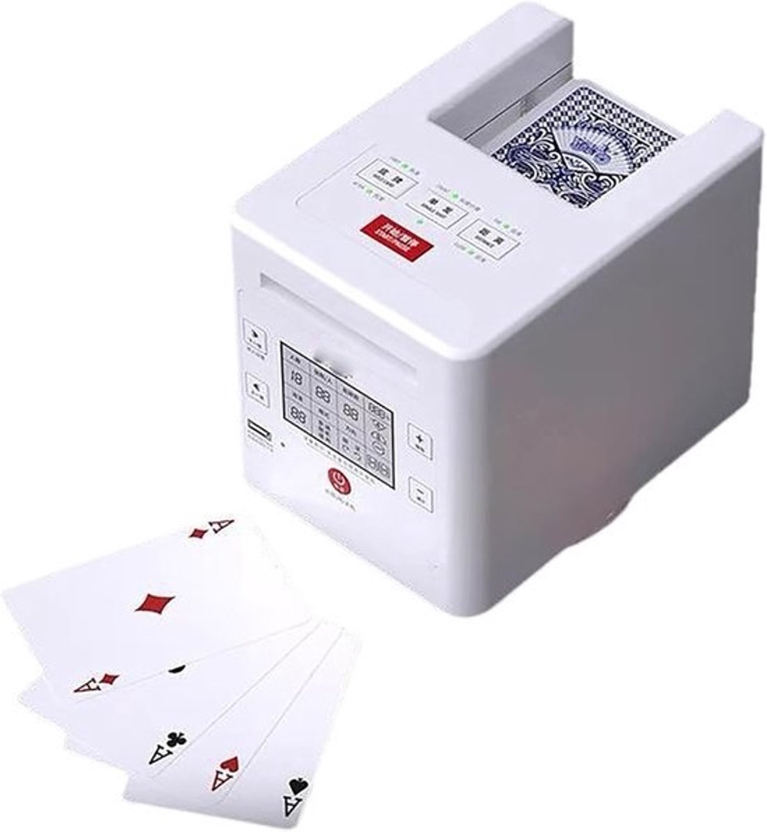 Automatische Kaartenverdeler - Kaartenschudmachine - Spelavonden Thuis - 360 Graden Rotatie - 149x107x123MM