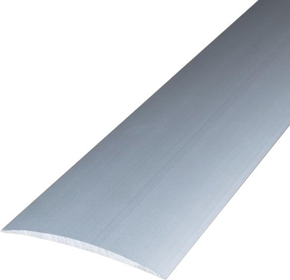 Overgangsprofiel Vloer - Bodemprofiel Egalisatieprofiel - Naden Afwerken - Zelfklevende Montage - 60mm Breed 1000mm Lang - Zilver
