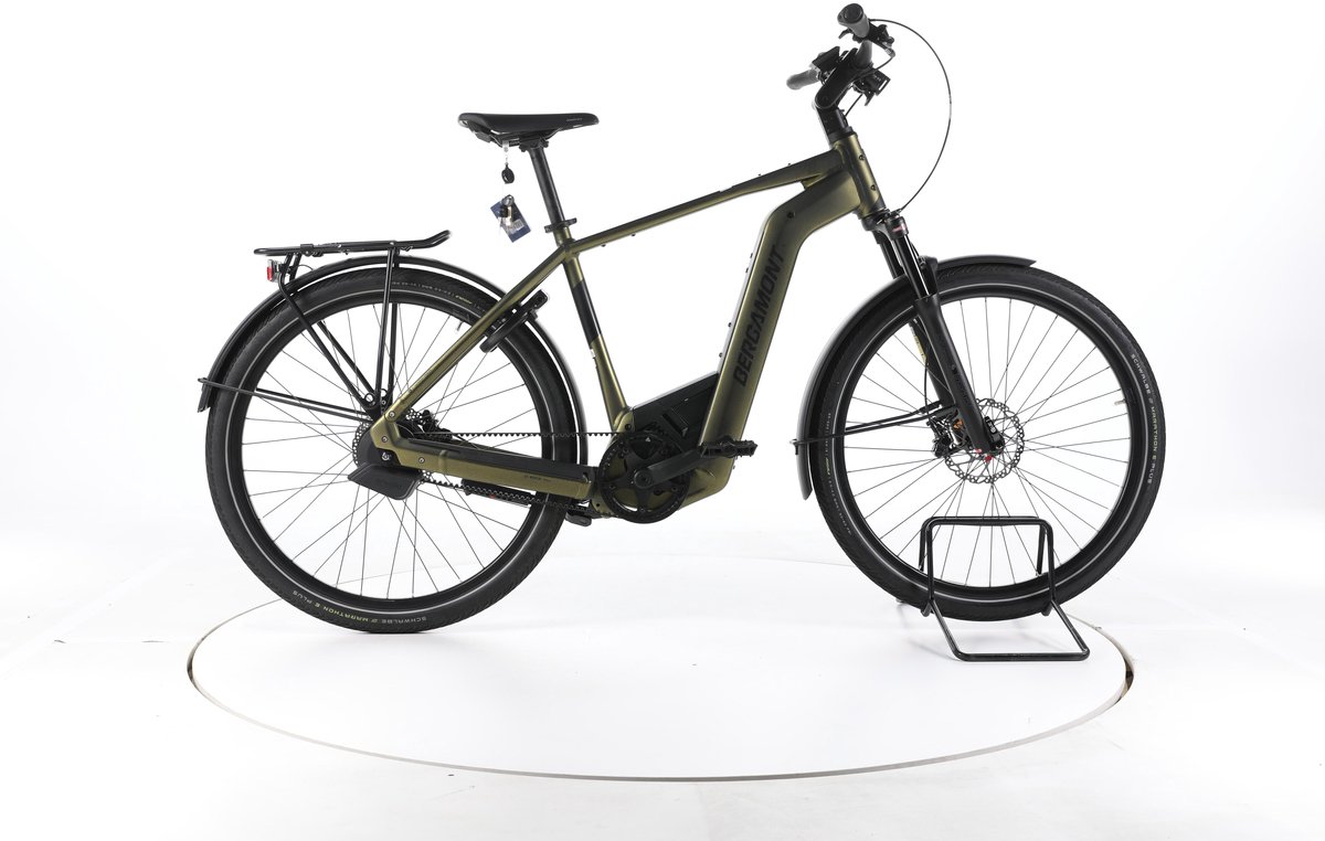 Bergamont E-Horizon Premium Pro Elektrische citybike Bosch Accu 750Wh 28" groen