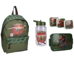 Jurassic World schoolset; rugzak en lunchset