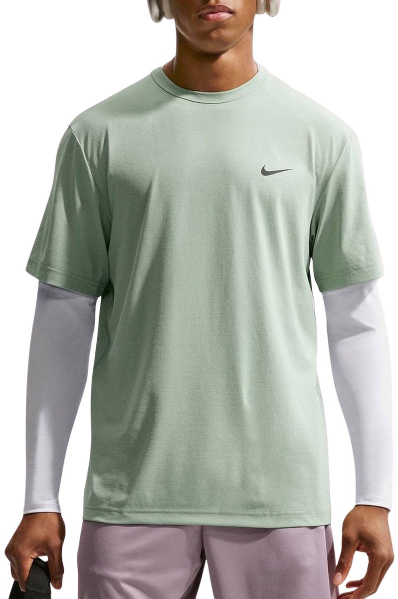 Nike Dri-FIT UV Hyverse Shirt Heren Lichtgroen
