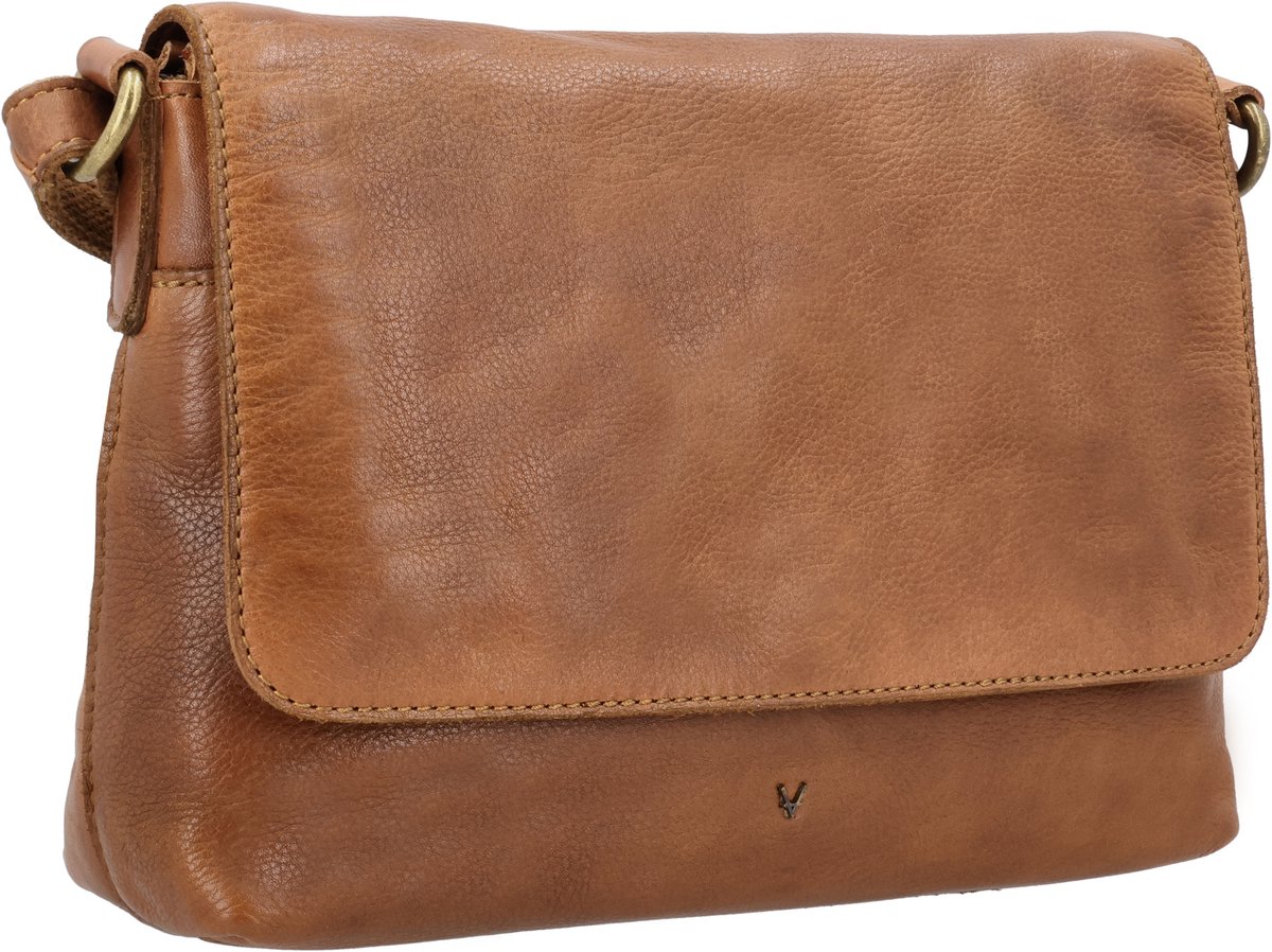 Vilenca Holland Leren Crossbody Tas Dames – Echt Leer, Ritssluiting, Magnetische Flap en Binnen- & Buitenvak