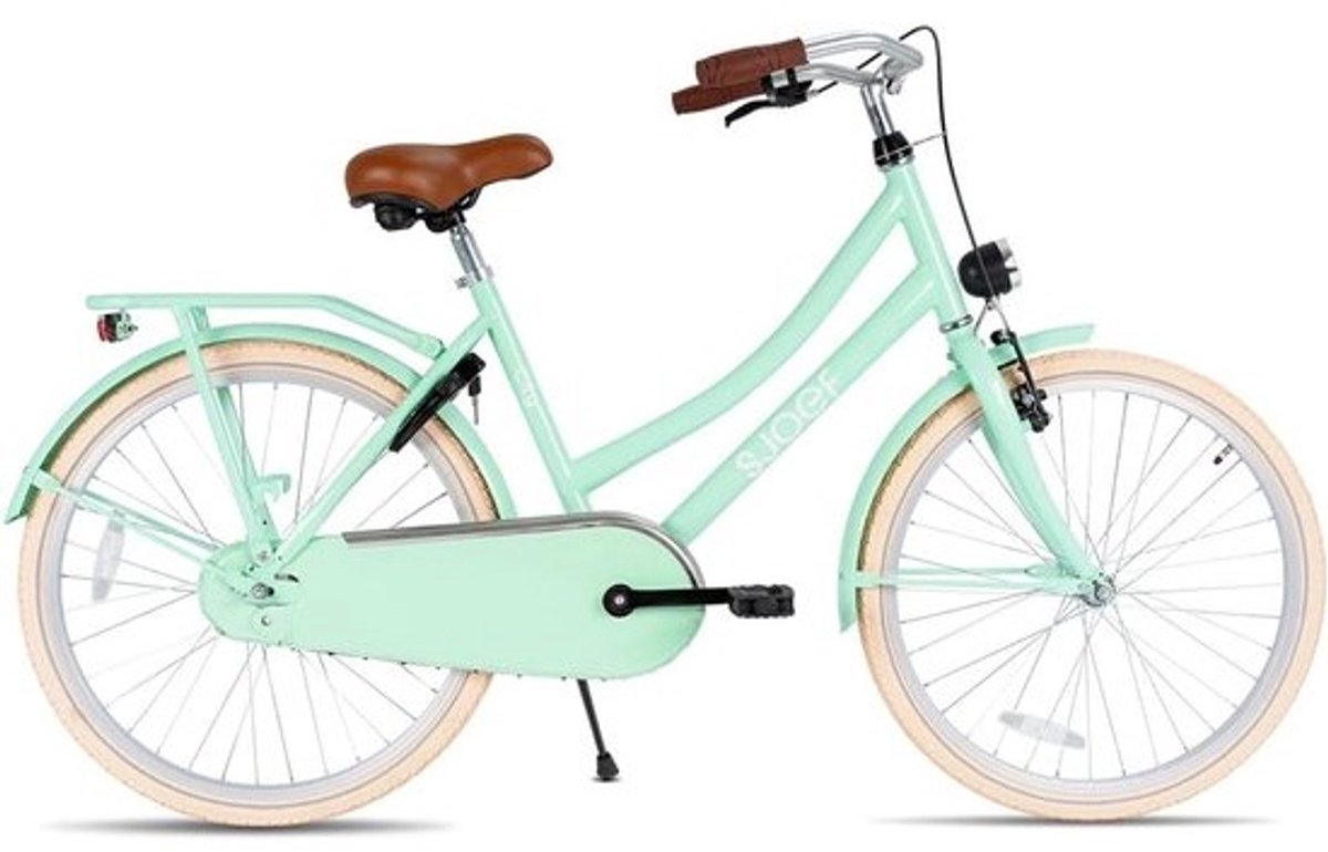 Meisjesfiets 24 inch - Verstelbaar Zadel & Stuur - Met Terugtraprem en Handrem