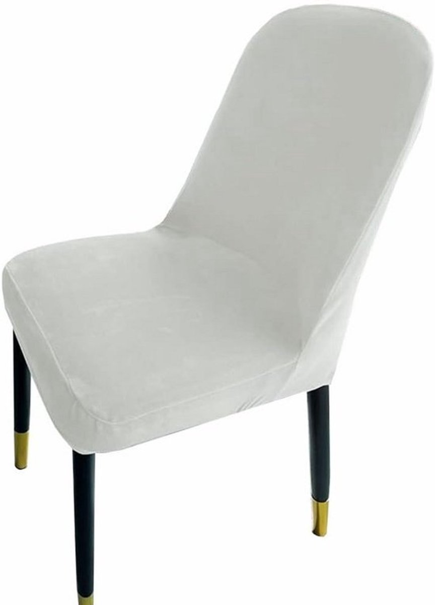 Rekbare Velours Stoelhoezen voor Eetkamerstoelen - Universele Beschermhoes