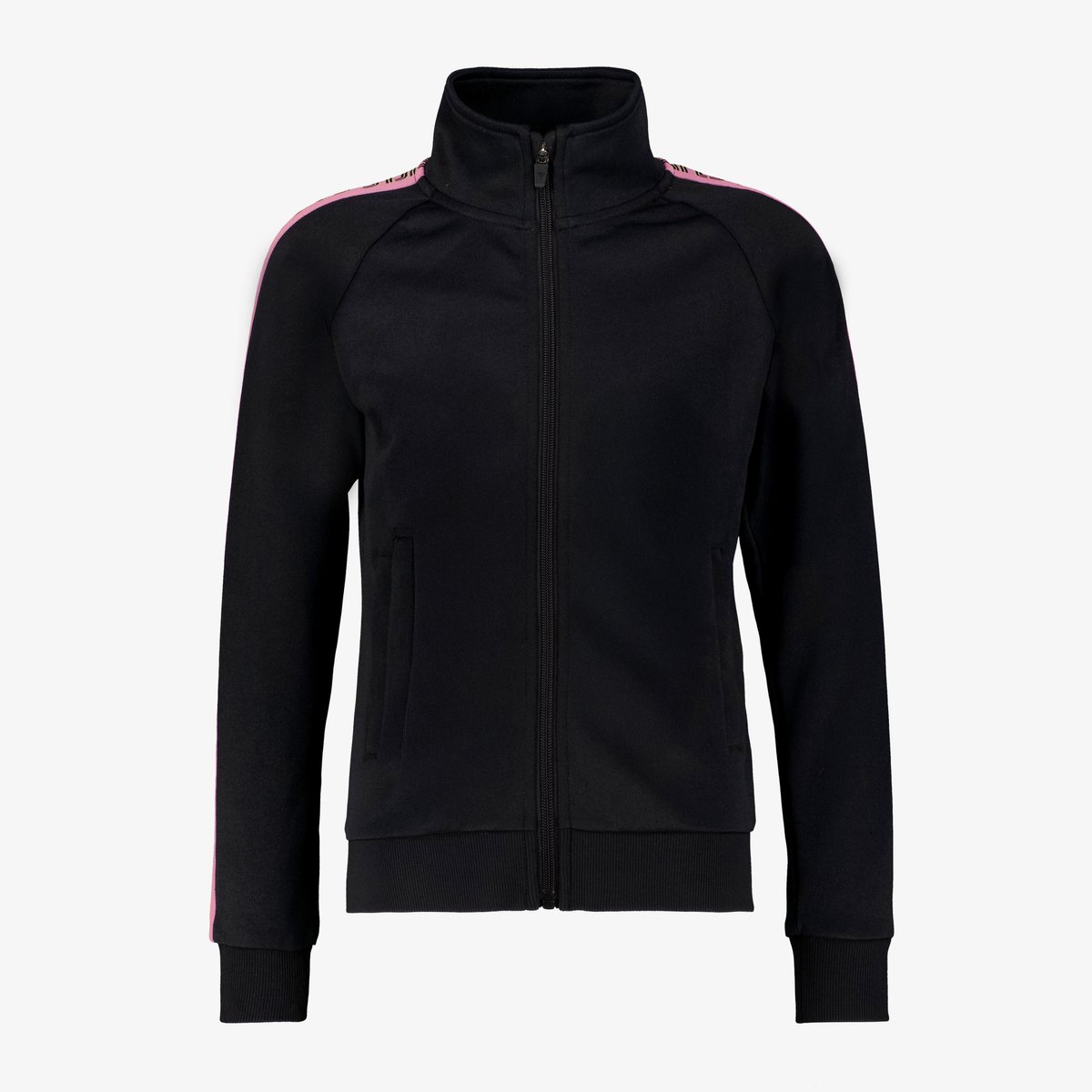 Osaga meisjes trainingsjas zwart roze - Maat 116