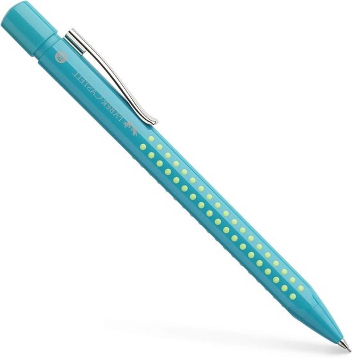 Vulpotlood Grip - Potlood met punt - Comfortabel Schrijven - Ergonomische driehoekige vorm - 05 mm - Turquoise