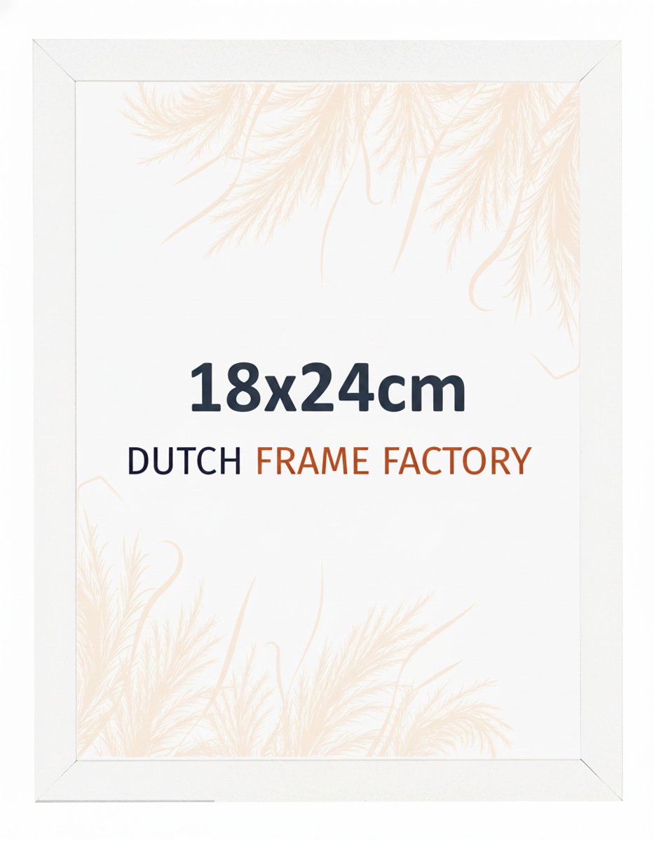 Fotolijst 18x24 cm - MDF - Wit Mat - Benno
