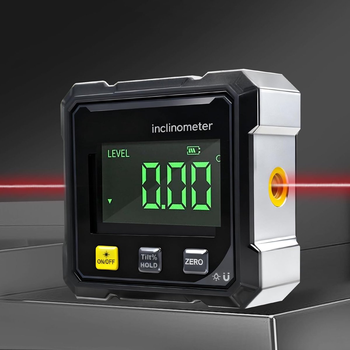 SnelShoppen - Digital Shopping Knife Wasserwaage Magnetisch LCD Neigingmeter - Precisie Gereedschap voor Klussen, Tuin, Keuken en Doe-Het-Zelf Project