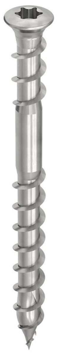 Heco Topix-Plus - RVS A2 Vlonderschroeven - Pozidrive verzonken lenskop - 5 x60mm - Deeldraad (200 stuks)