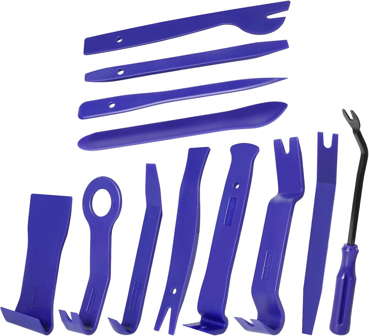 Demontagegereedschap Set - Kunststof Tools - Auto Bekleding Reparatie - 12 Delig Universeel - Niet gespecificeerd - Blauw
