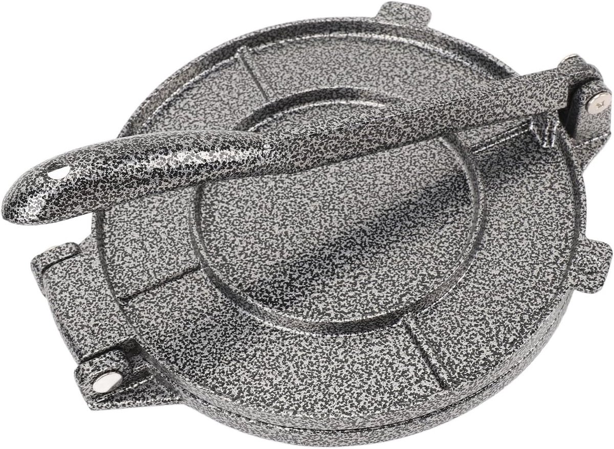 SnelShoppen - Tortilla Press - Gietijzeren Tortilla Maker - Zware Quesadilla Maker voor Thuisgemaakte Flatbreads - Ideaal voor Chapati, Pancakes, Pizz