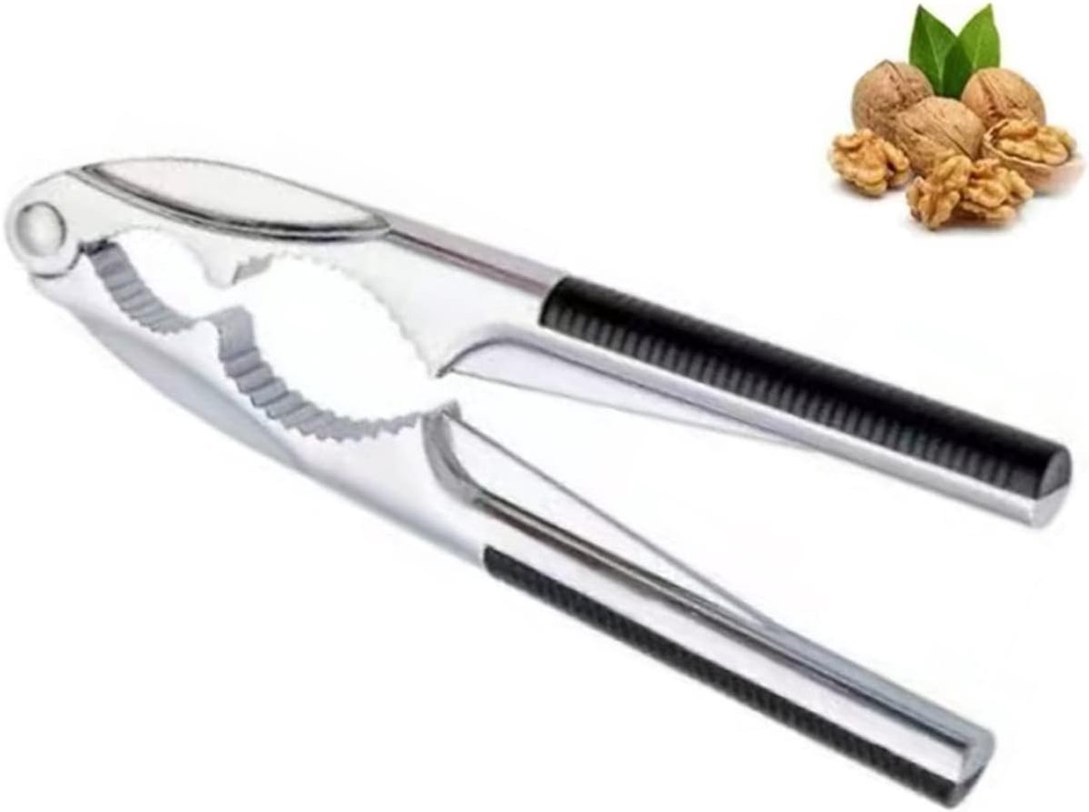 SnelShoppen - Heavy Duty Notenkraker met Antislip Grip - Aluminium Legering - Perfect voor Walnoten, Hazelnoten, Amandelen en Zeevruchten - Keukenacce