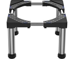 SnelShoppen - DEWEL Onderstel voor Koelkast, Verstelbare Basis 28-31 cm, Ideaal voor Vriezers, Vaatwassers, Keukenmeubels, Zwart (Verstelbaar 45-67 cm