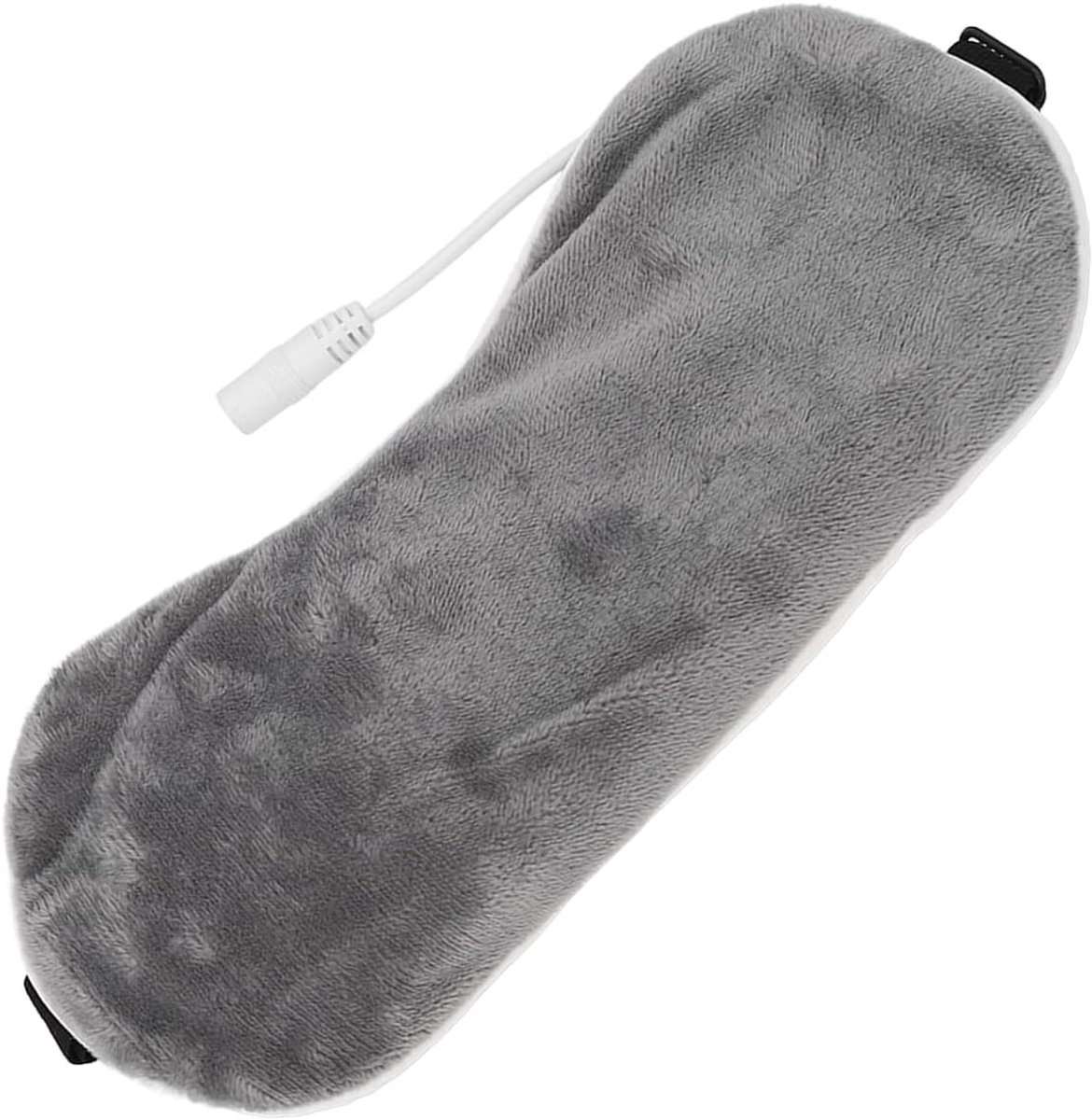 SnelShoppen - Verwarmbare Dimbare Blinddoek USB, Verstelbare Oogmasker met 5 Versnellingen, Grijze Slaapmasker voor Ontspanning en Verminderen van Don