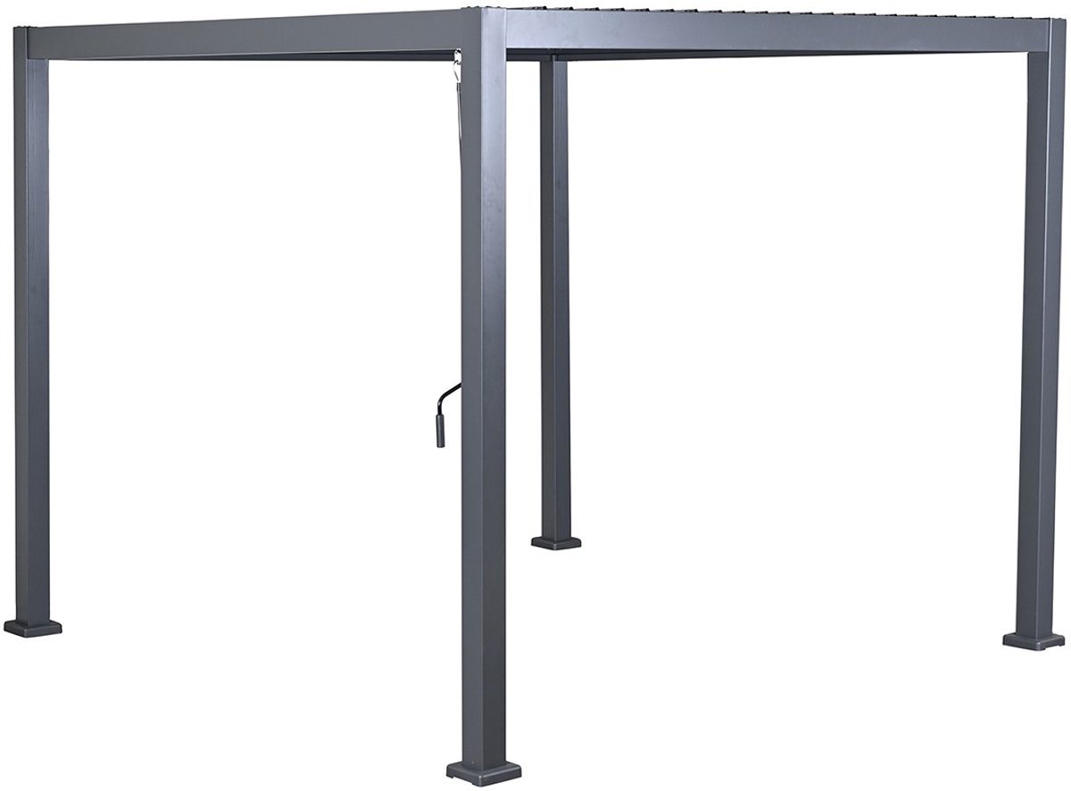 Garden Impressions Pergola Ysa tuinpaviljoen 300x300 cm - donker grijs