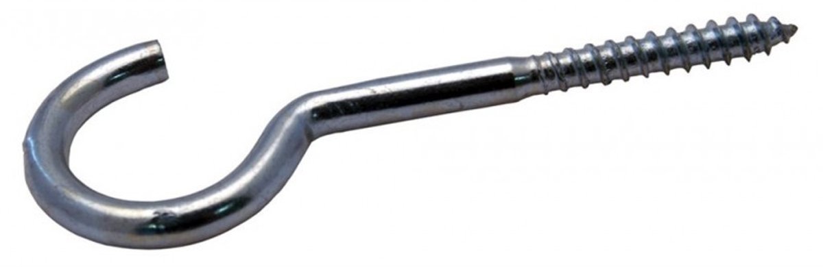 GebuVolco 015 schroefhaak zwaar 7.00x100/140 mm ijzer gegalvaniseerd 015.00140.1020