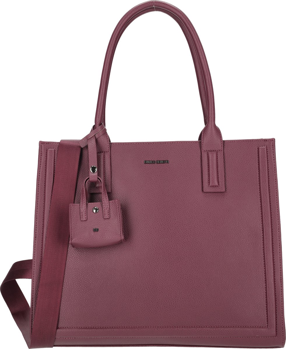 Enrico Benetti Jessy Shopper - Laptoptas 17 inch - Bordeaux Rood