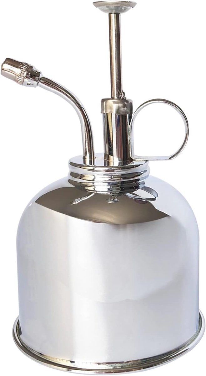SnelShoppen - Brass Spray Can 300ml - Zilveren Plantenspuit voor Binnen - Ideaal voor Orchideeën en Kleine Potplanten - Verhoogt Luchtvochtigheid - El