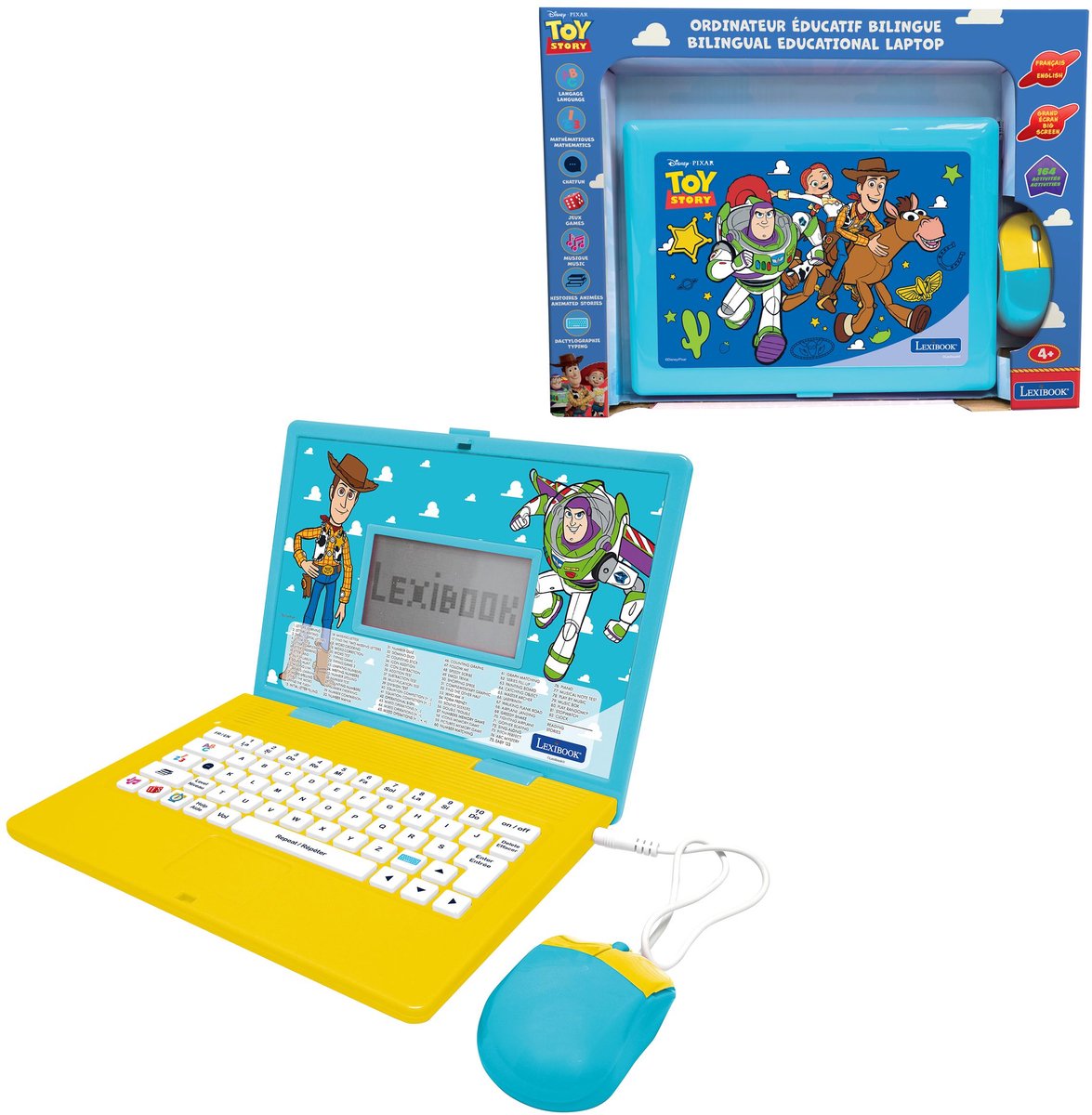 speelgoed Story Tweetalige Educatieve Laptop met 164 activiteiten (EN/FR)
