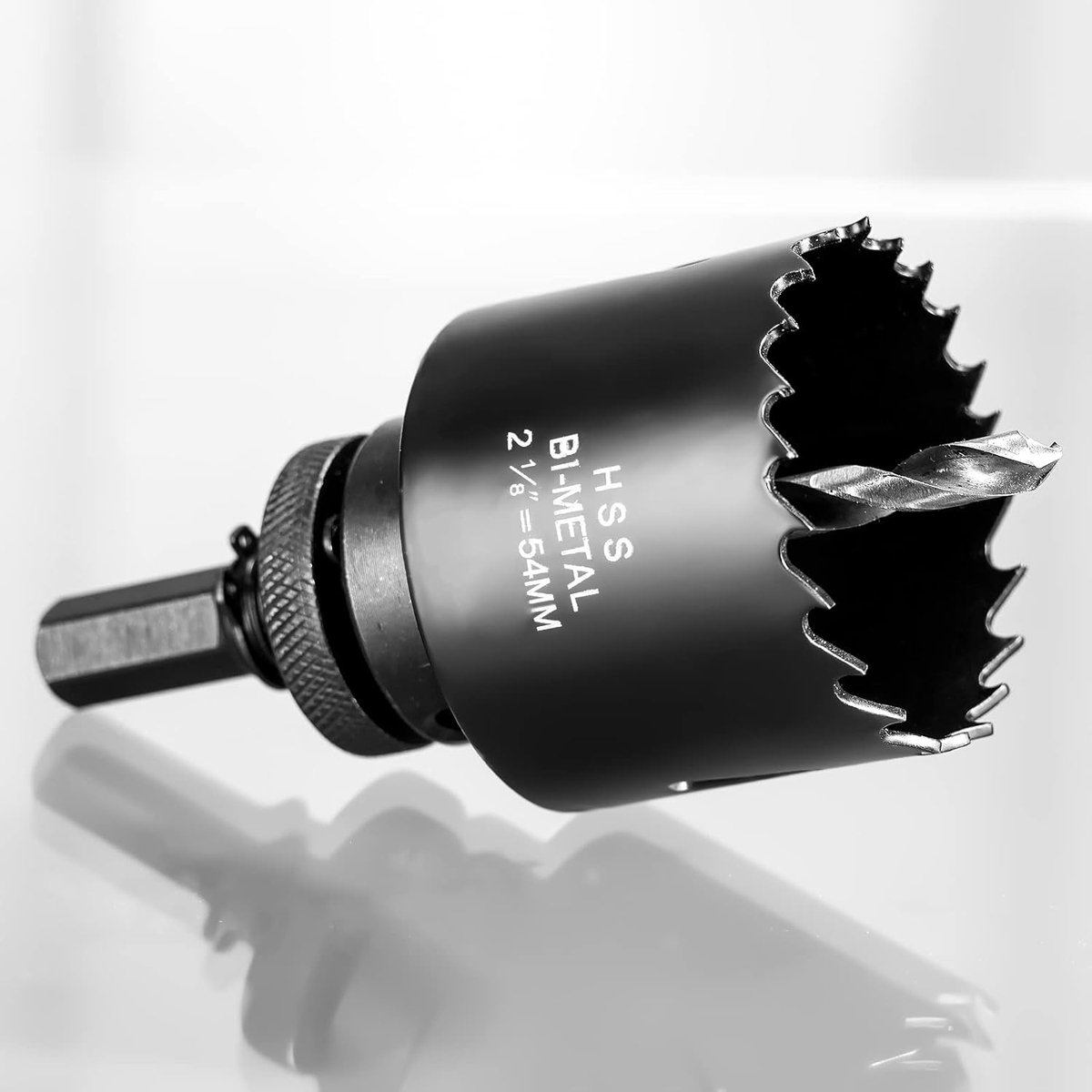 54 mm HSS gatenzaag voor hout, kunststof en gipsplaat - M42 bimetalen boor voor perfecte ronde gaten