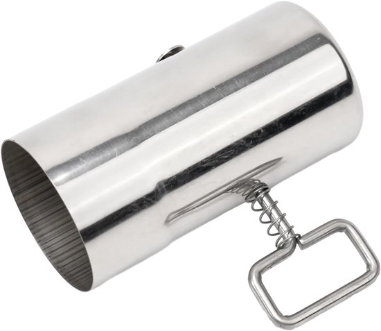 SnelShoppen - Outdoor Stove Pipe Flue Duct 60mm RVS Schornsteenpijp met Verstelbare Dampfer voor Buitenoven en Tuin BBQ - Ideaal voor Kamperen en Hore van Snelshoppen — afbeelding 3