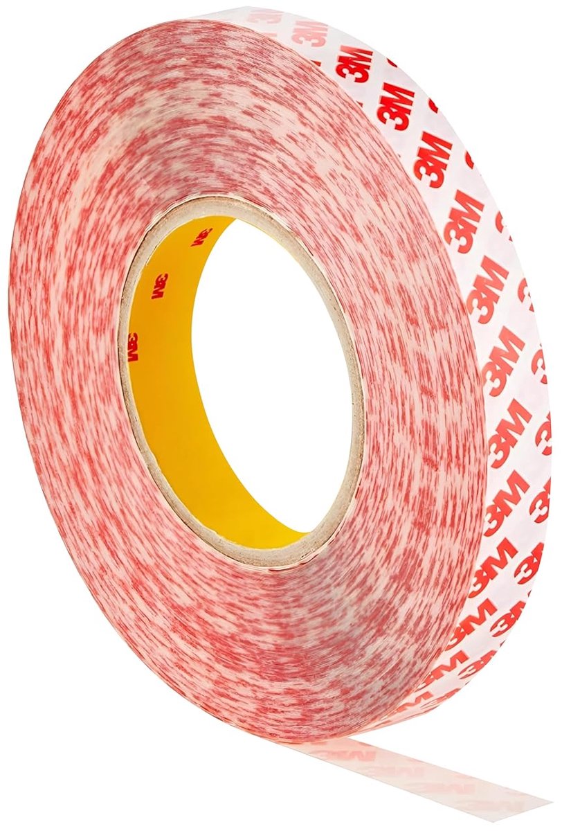 Thijox - Dpm tapes Dubbelzijdig GPT PET-plakband 19mm x 50m - Sterke Hechting, UV-bestendig, Hittebestendig tot 150°C, Voor Moeilijke Oppervlakken