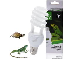 UVB Lamp 10.0 UVA 26W voor Hagedissen, Slangen en Kameleons - Ideaal voor Bearded Dragons en Terrarium Gebruik