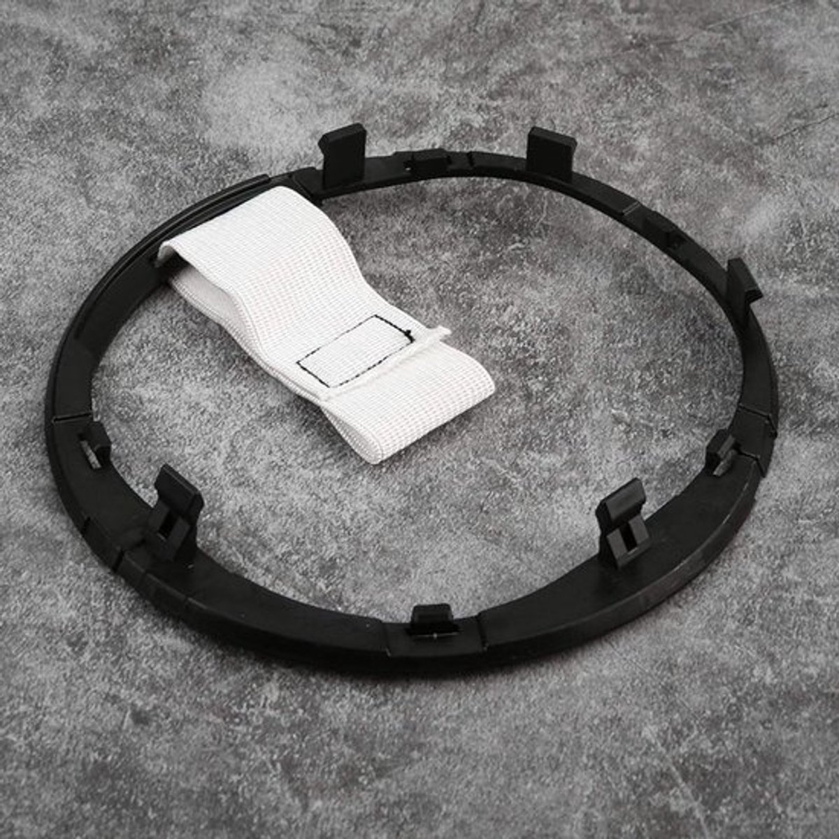 Pookgaiter-ring voor auto - Zwart - Geschikt voor 500 500c - Stijlvol en duurzaam inklappen.
