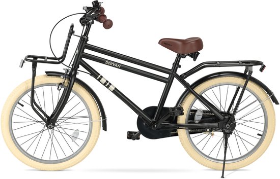 Deryan Cooper Kinderfiets 20 inch - Verstelbaar Stuur en Zadel - Zwart van Deryan — afbeelding 2