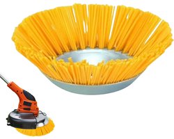 SnelShoppen - Brushcutter hoofd met slijtvaste nylon draad voor grasmaaier, universele vervangingskop 25.4mm, ideaal voor rechte schachten en tuinonde