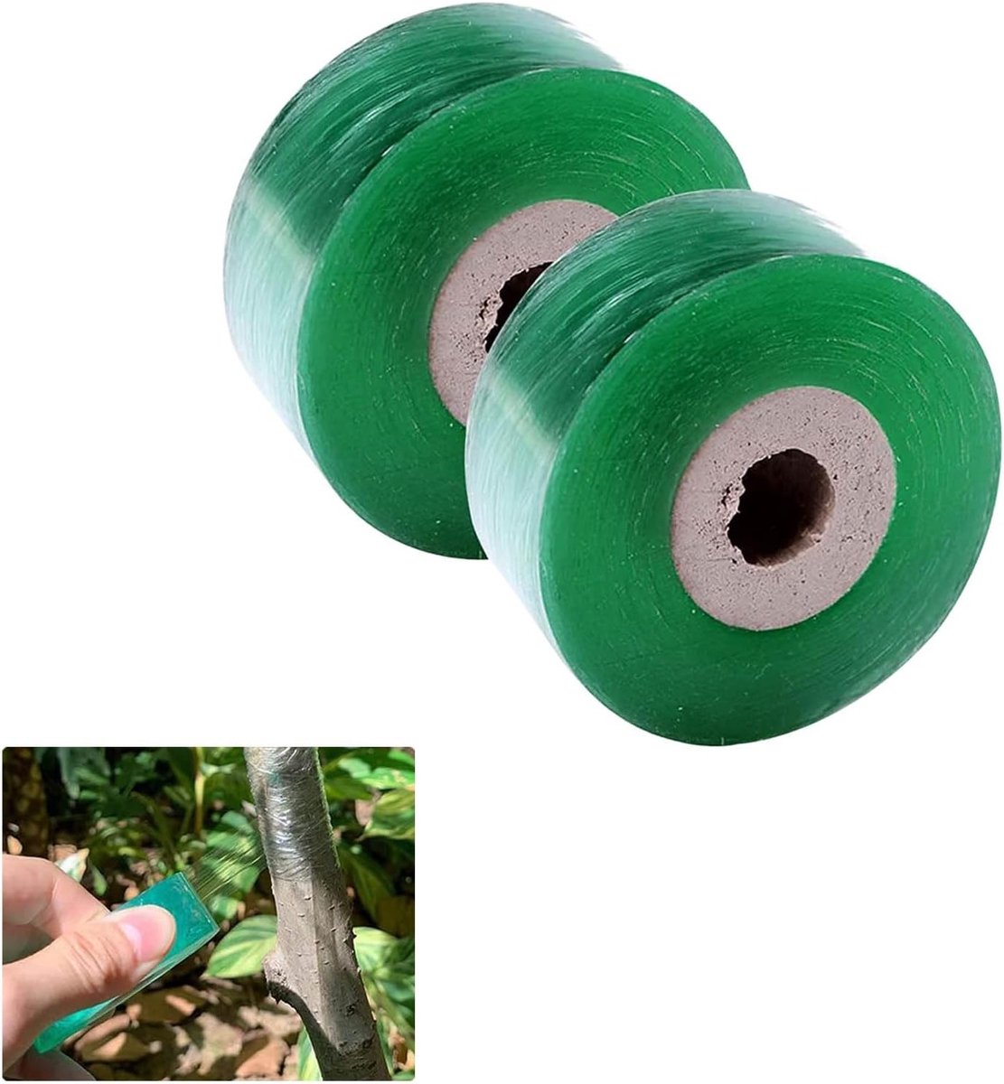 Afplaktape voor Fruitbomen 100m x 2cm - Zelfklevende Graftape voor Tuinieren, Boomverzorging en Plantenvermeerdering