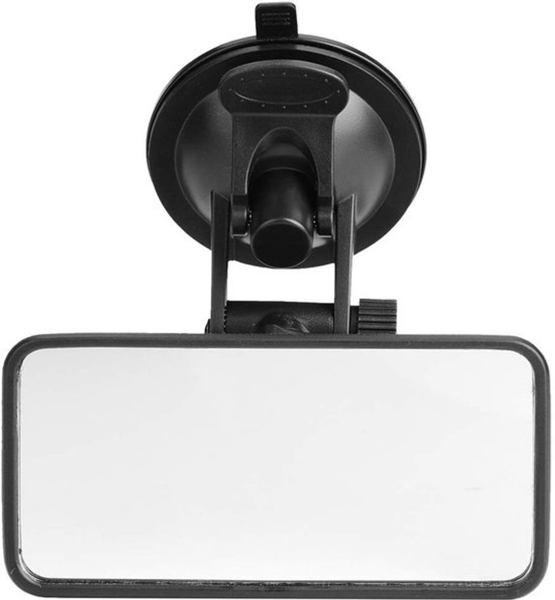 Achteruitkijkspiegel Verstelbaar - Auto-interieur Spiegel - Zuignap Beugel - Schokbestendig - Glas/ABS - 120x60mm