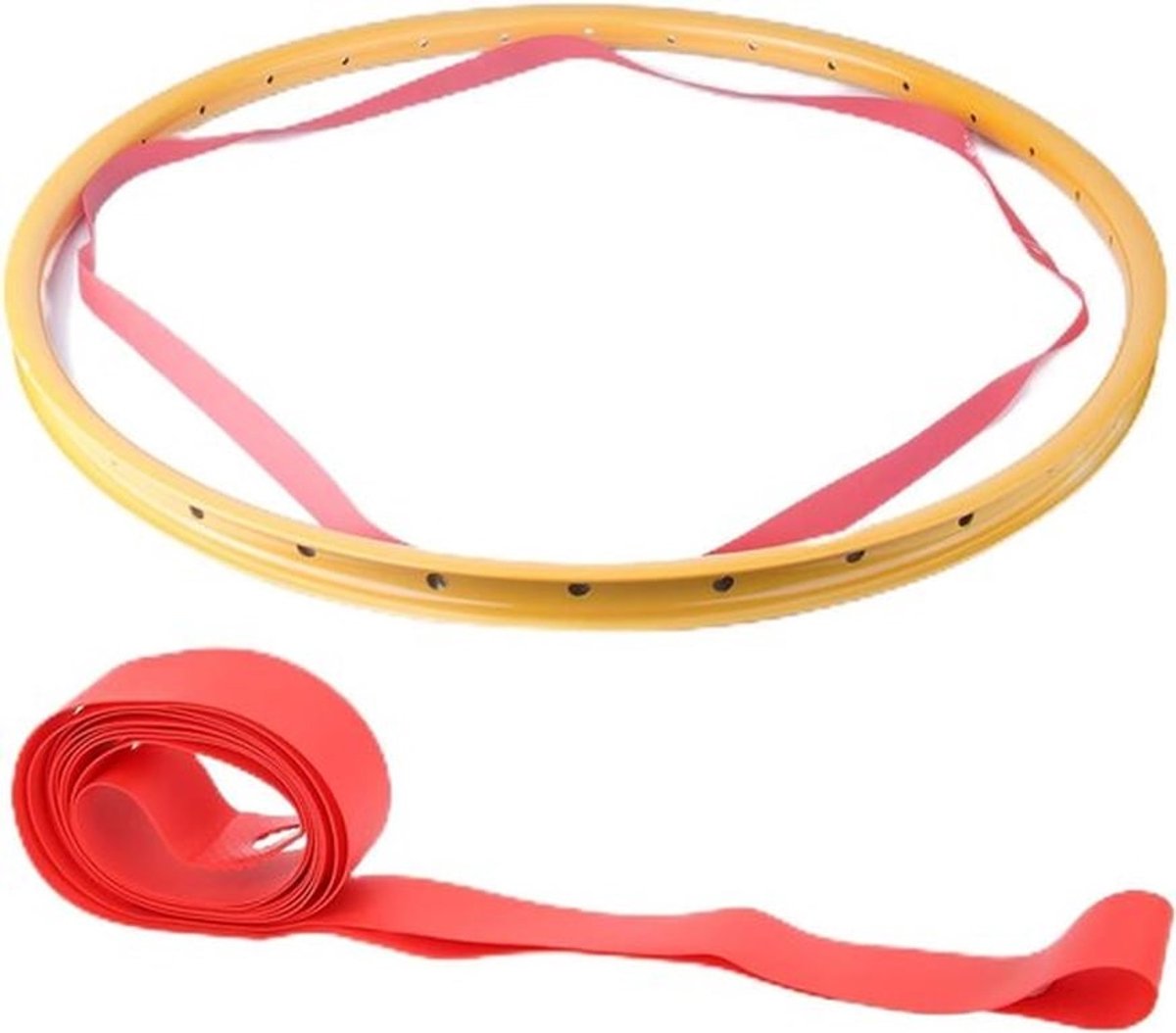 Fietsbandvoering en Velglint set - 27,5 Inch fietsbinnenbandbeschermer Zwarte Mountainbikebeschermingspad - Duurzaam en lichtgewicht fietsaccessoire met 3 zoekwoorden.