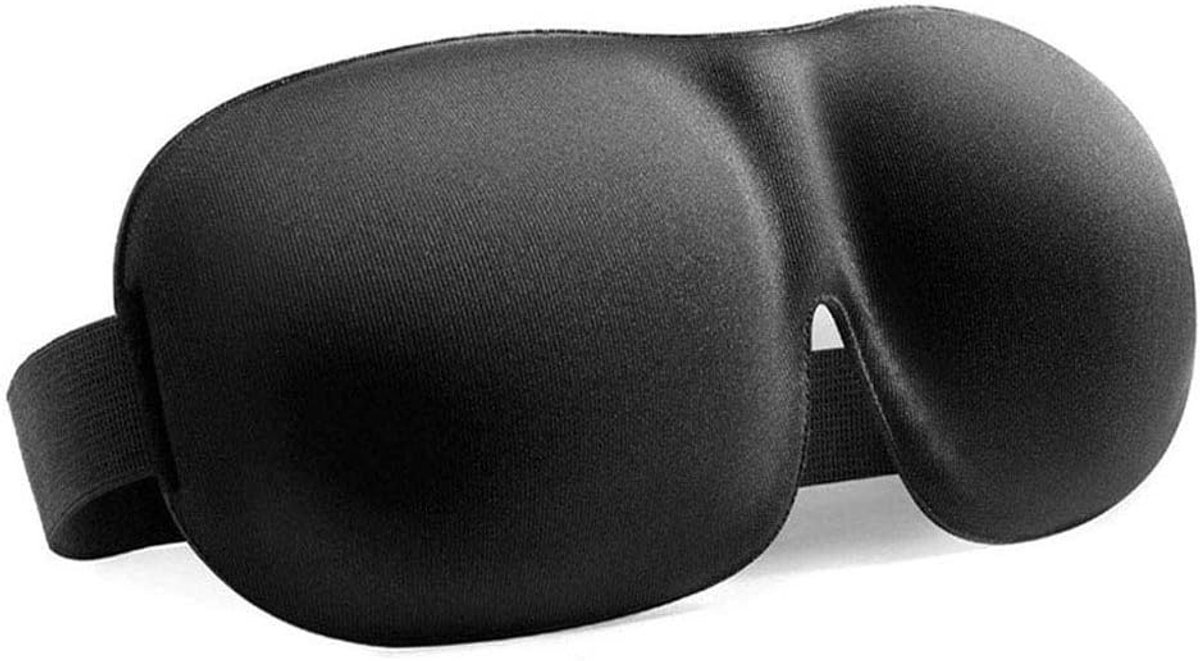 Thijox - Slaapmasker 3D Oogmasker Zacht en Licht - Innovatieve Lichtblokkeringstechniek - Ideaal voor Reizen, Dutjes, Nacht - Zwart - Huidvriendelijk