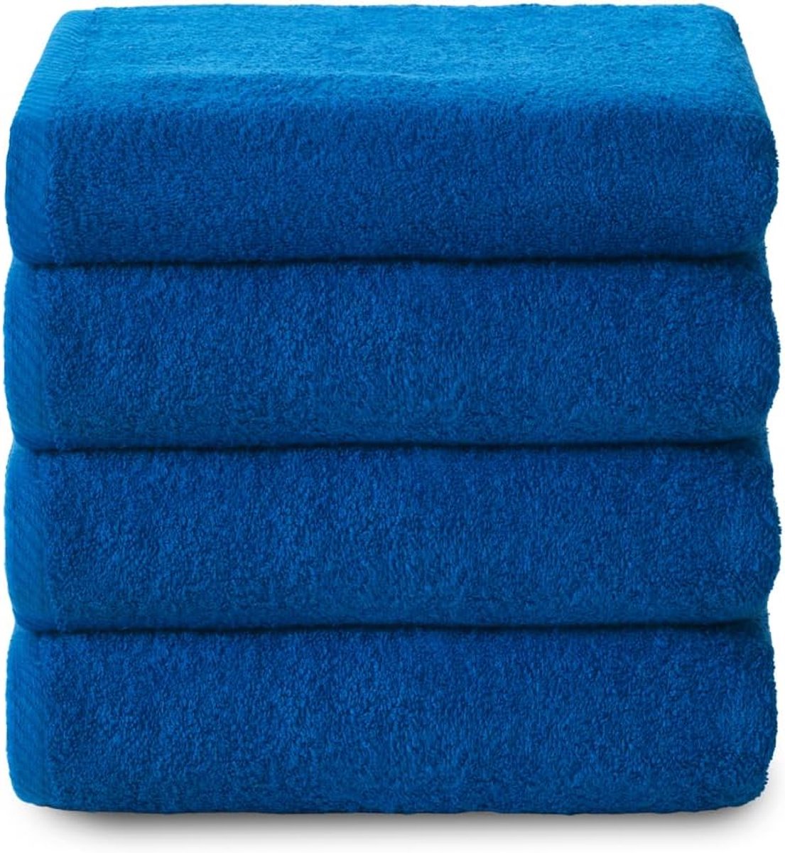 SnelShoppen - Set van 4 Zachte en Absorberende Gezichts- en Bidet Handdoeken - 100% Katoen, 400 g/m², Lintvrij, 30x50 cm, Voor Dagelijks Gebruik en Ga