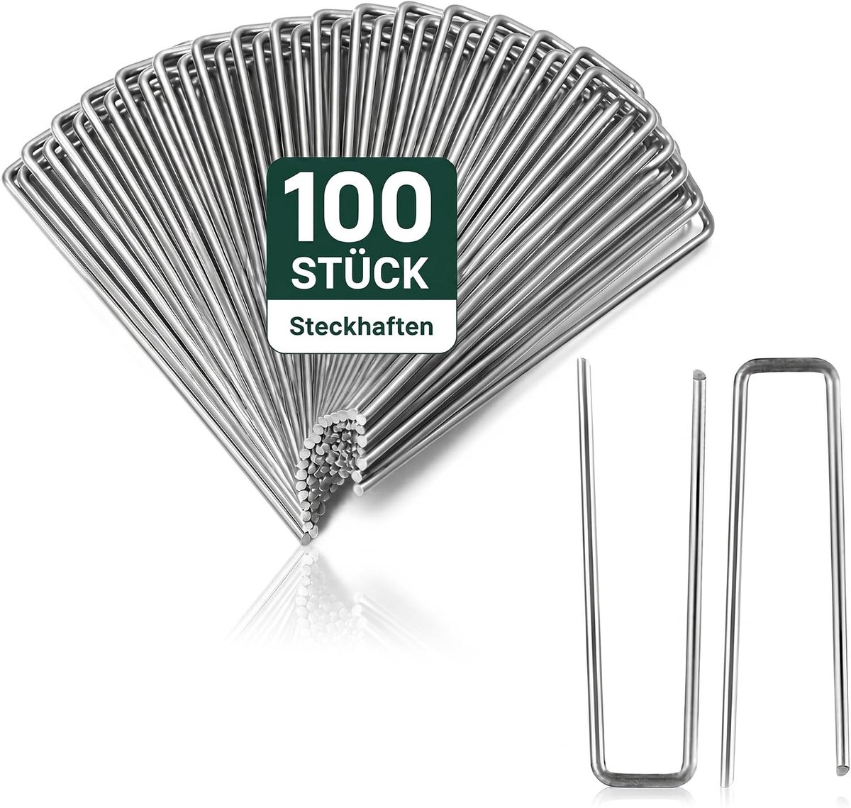 SnelShoppen - 100 x Stro Bloemennadels, Clips voor Bloemarrangementen, Perfect voor DIY Tuin Decoratie, Styrofoam, Stro en Bloemenschuim