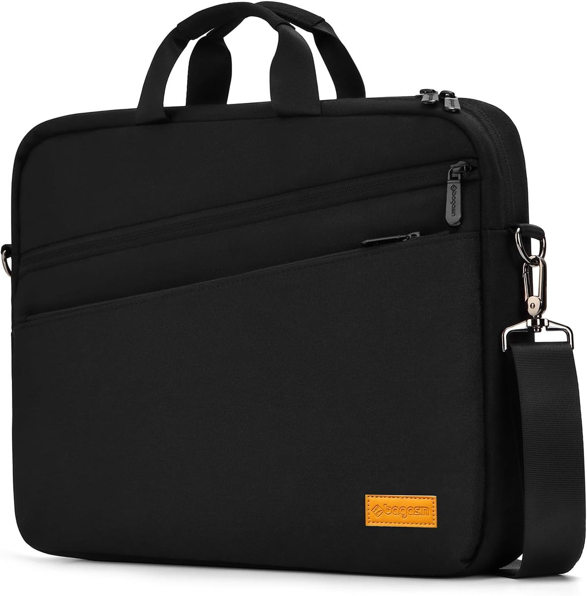 SnelShoppen - Laptop Bag tot 17.3 inch - Waterdichte Expandable Schoudertas - Laptop Rugzak - Notitieboek Tas - Geschikt voor PC en Computer - 4-Laags