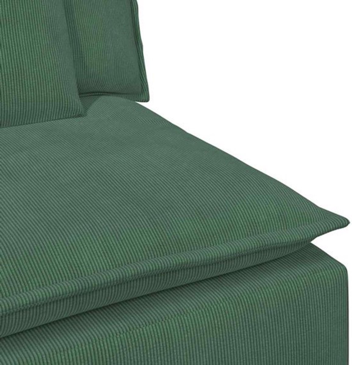 Modulaire Bank – Hoekbank – Slaapbank – Loungesofa – Zithoekbank – Donkergroen – Corduroy