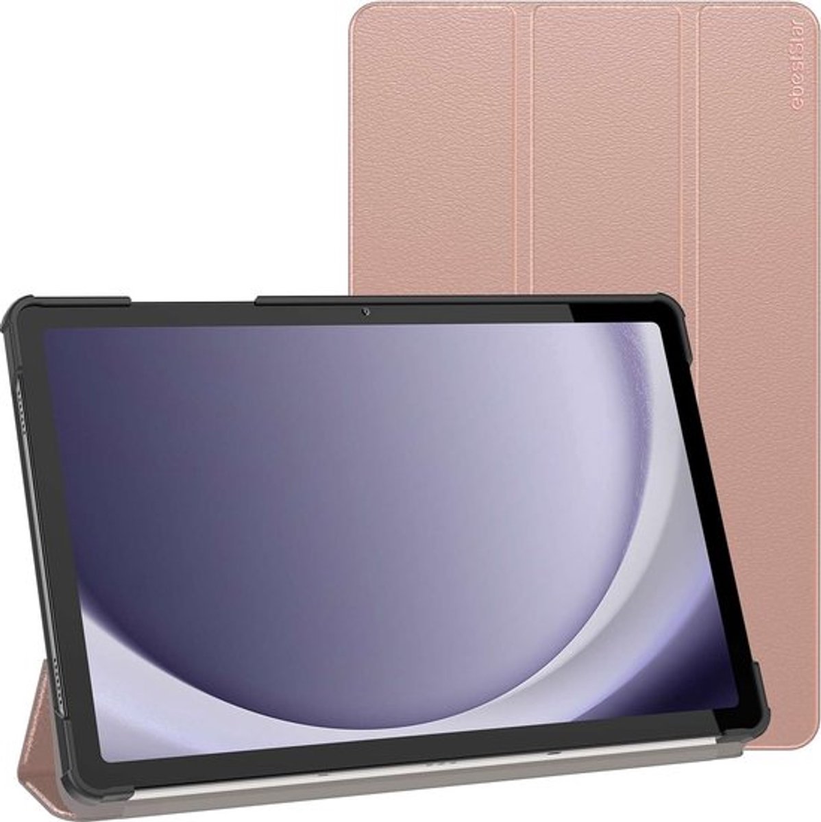 ebestStar - Hoes geschikt voor Samsung Galaxy Tab A9+ (2023) SM-X210, Slanke Design PU Lederen Etui, Automatische Slaap/Wake, SmartCase hoesje, Rosegoud