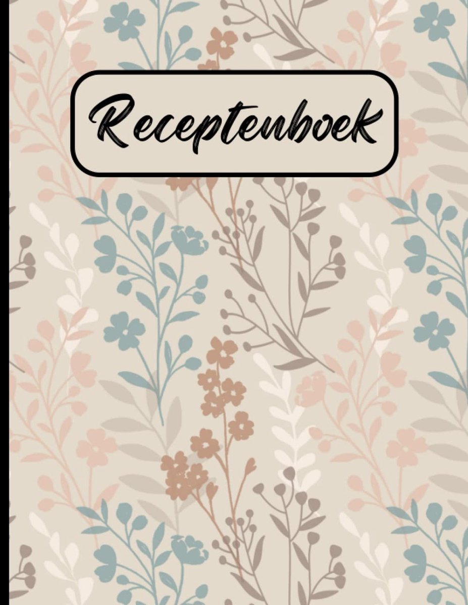 SnelShoppen - Receptenboek Invulboek | Blanco Kookboek om 110 Gerechten in te Schrijven | Prachtig A4 Notitieboek met 117 Pagina's voor Koken en Bakke
