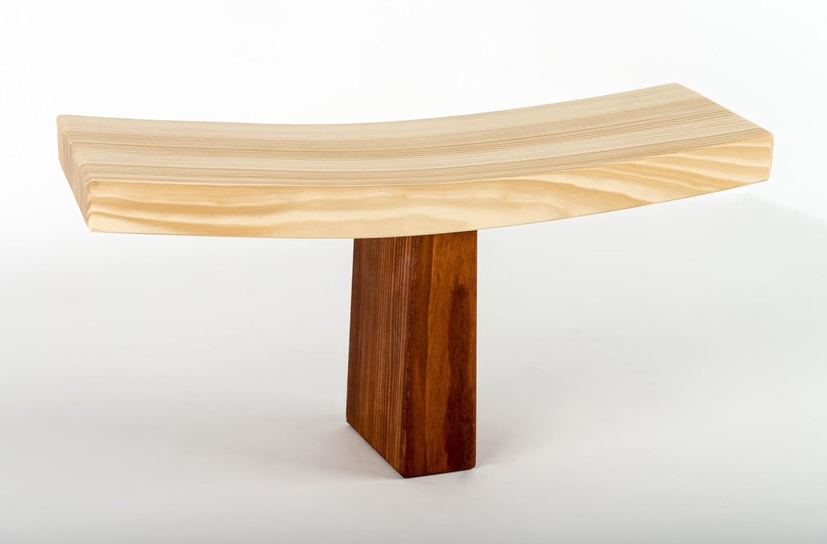 SnelShoppen - Japanese Meditationshocker - Comfortabele zitstoel, ergonomisch ontwerp, hout, perfect voor meditatie, yoga, ontspanning, interieur, 1 s