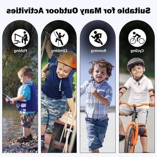 Inovra- Fietsbril voor Kinderen - 3 Stuks - UV400-Bescherming - Onbreekbare Glazen - Ideaal voor Buitensporten - Perfect Cadeau - Zonnebril van inovra — afbeelding 4
