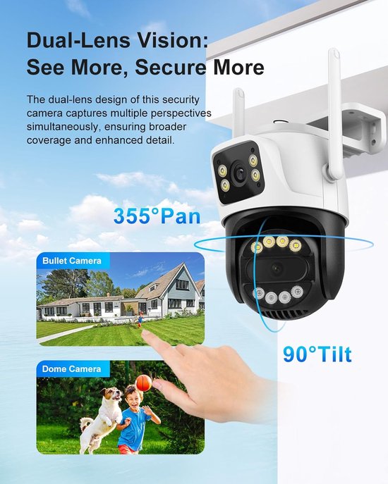 Camerabewaking - Beveiligingscamera Draadloos Buiten - Bewakingscamera - WiFi — afbeelding 5
