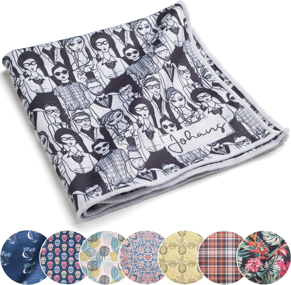 SnelShoppen - XXL Microfiber Doek voor Schoonmaken van Smartphone, Tablet, Bril, Display, Camera, Opticien Kwaliteit, 30x30 cm, Streeploos, Hygienisch