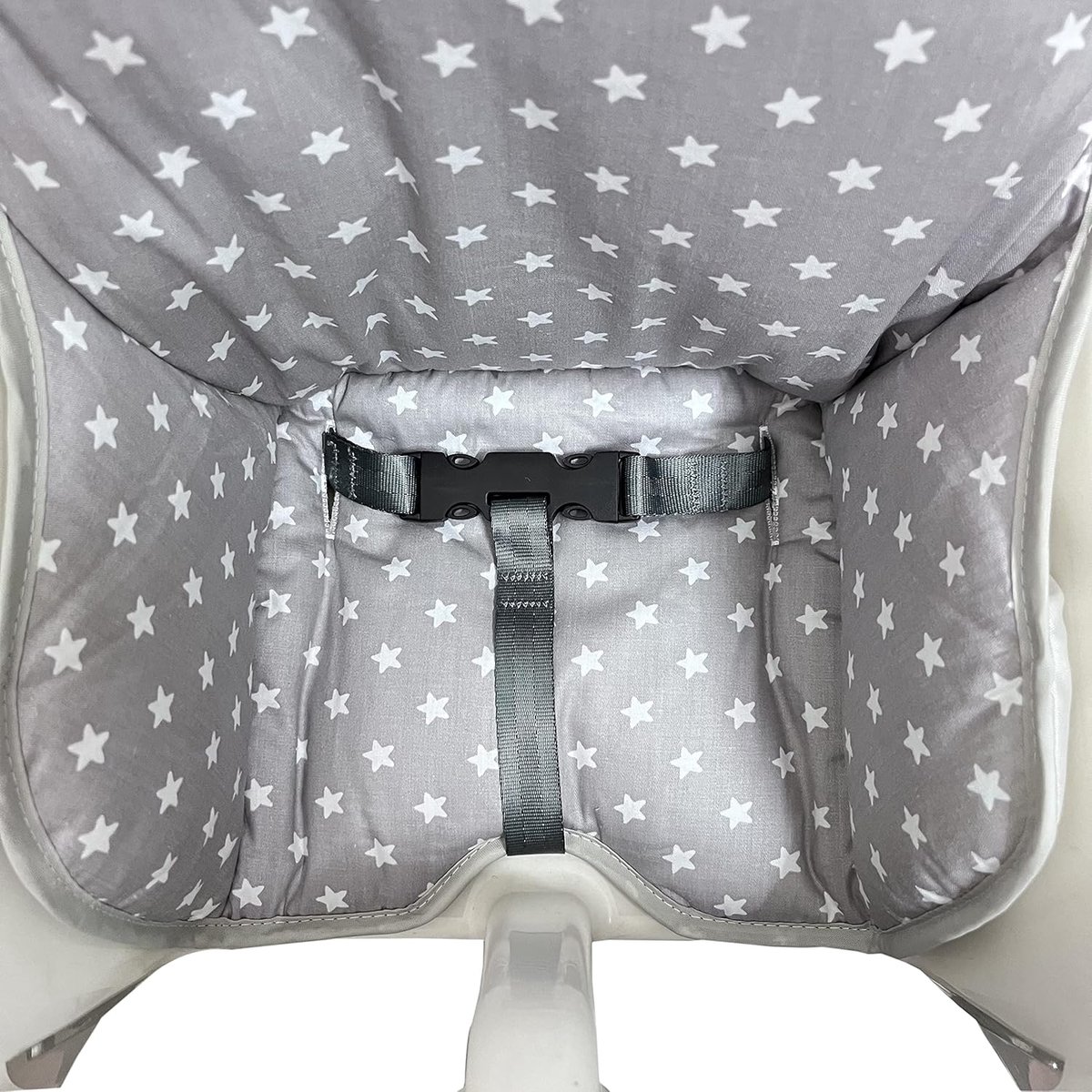 SnelShoppen - Cotton Stoelhoezen voor IKEA Antilop Kinderstoel, Vouwbare Baby Stoelbekleding, Katoen, Comfortabel, Handwas, Ideaal voor Thuis en Op Re – foto 3