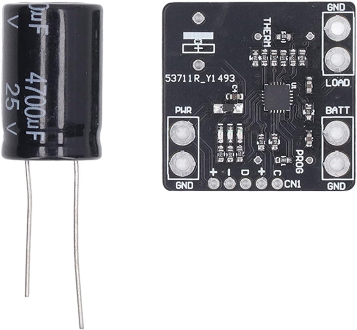 SnelShoppen - MCP73871 Lithium Batterij Oplaadmodule 4.2V 1A, Compact en Veilig, Geschikt voor GPS, Smartphones, Digitale Camera's, Ideaal voor Thuis