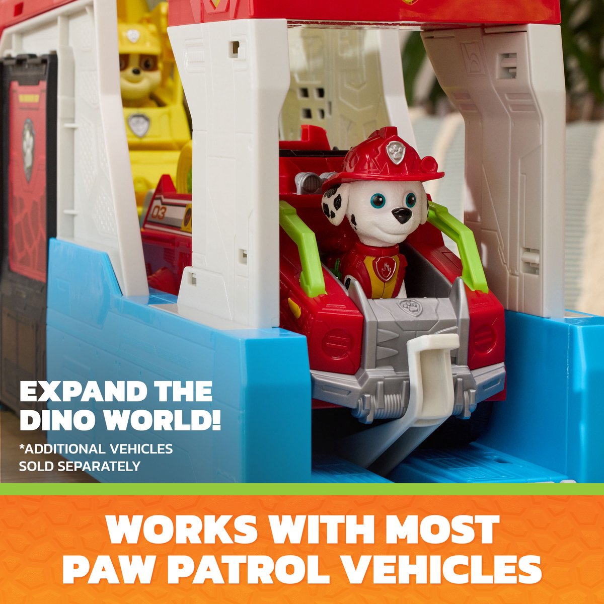 PAW Patrol - De Dino Film - Dino 2-in-1 Hoofdkwartier - Speelset van 55,8 cm met Licht en Geluid — cadeau in Spellen & Speelgoed - foto 6