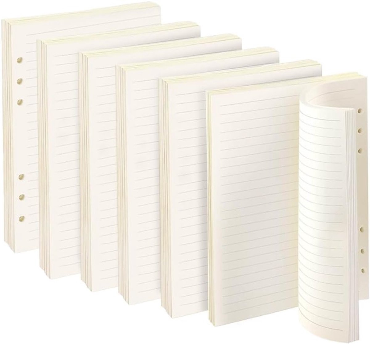 A5 Navullingen met 270 Vel Gelinieerd Papier voor Ringbanden en Notitieboeken - Perfect voor Notities, Organiseren en Plannen